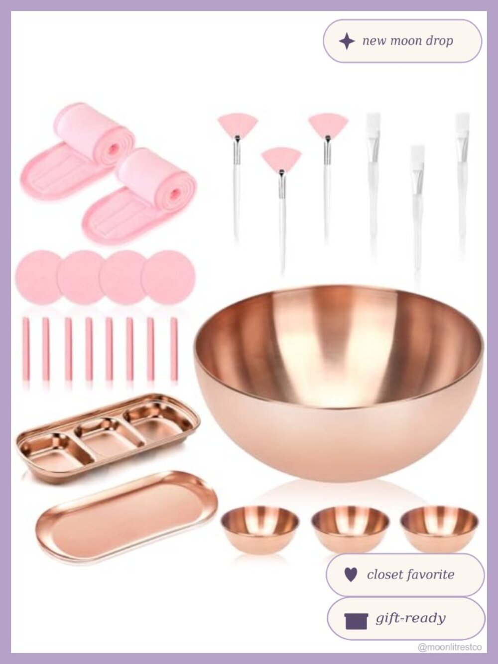 26 Pc Esthetician Supplies Kit Stainless Steel Facial Bowls Brushes Trays
